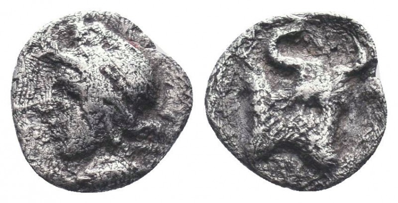 Greek, Uncertain Obol Ar, c. 480 BC,

Condition: Very Fine

Weight: 0.30 gr
Diam...