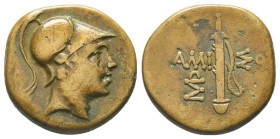 PONTOS. Amisos. Ae (Circa 111-105 or 95-90 BC). 
Condition: Very Fine

Weight: 8.10 gr
Diameter: 21 mm