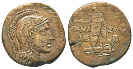 PONTOS. Amisos. Ae (Circa 111-105 or 95-90 BC). 

Condition: Very Fine

Weight: 17.30 gr
Diameter: 31 mm