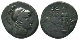 PONTOS. Chabacta. Ae (Circa 100-85 BC).
Condition: Very Fine

Weight: 8.20 gr
Diameter: 22 mm
