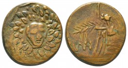 PONTOS. Amisos. Ae (Circa 111-105 or 95-90 BC).
Condition: Very Fine

Weight: 7.70 gr
Diameter: 21 mm