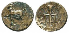 Caria, Mylasa. Ca. 210-30 B.C. AE

Condition: Very Fine

Weight: 1.40 gr
Diameter: 12 mm