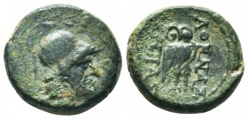MYSIA. Pergamon. Ae (Circa 133-27 BC).

Condition: Very Fine

Weight: 6.70 gr
Diameter: 17 mm
