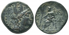 CILICIA. Tarsos. Ae (164-27 BC). 

Condition: Very Fine

Weight: 7.10 gr
Diameter: 20 mm