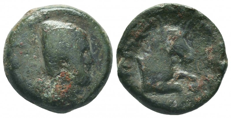 Seleukid Kingdom. 144-142 B.C. AE 

Condition: Very Fine

Weight: 9.50 gr
Diamet...