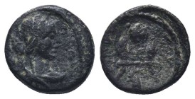 Seleukis and Pieria, Antioch. Pseudo-autonomous issue, c. AD 54-68. Æ 

Condition: Very Fine

Weight: 1.20 gr
Diameter: 11 mm