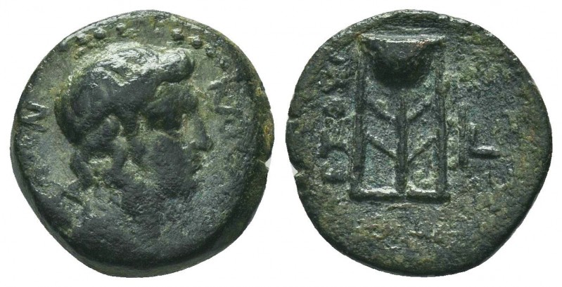 Seleukid Kingdom. 144-142 B.C. AE 
Condition: Very Fine

Weight: 3.60 gr
Diamete...