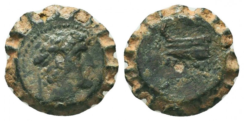 Seleukid Kingdom. 144-142 B.C. AE 

Condition: Very Fine

Weight: 4.10 gr
Diamet...