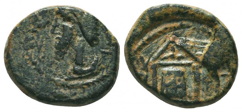 KINGS of OSRHOENE (Edessa). Wael, circa 163-165. AE 

Condition: Very Fine

Weig...