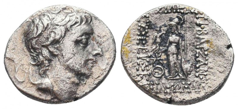 KINGS OF CAPPADOCIA. Ariobarzanes III Eusebes Philoromaios, 52-42 BC. Drachm

Co...