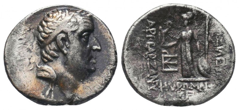 Kings of Cappadocia. Ariobarzanes I Philoromaios (96-63 BC). AR Drachm

Conditio...