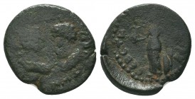 CILICIA. Elaeusa-Sebaste. Marcus Aurelius with Lucius Verus (161-180). Ae.

Condition: Very Fine

Weight: 6.10 gr
Diameter: 21 mm