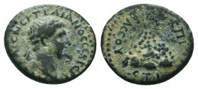 Trajan (98-117). Cappadocia, Caesarea. Æ 

Condition: Very Fine

Weight: 3.30 gr
Diameter: 18 mm