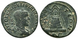 Syria, Commagene. Zeugma. Philip II. A.D. 247-249. AE
Condition: Very Fine

Weight: 16.80 gr
Diameter: 27 mm