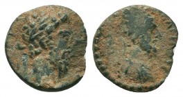 MESOPOTAMIA. Edessa. Septimius Severus with Abgar VIII (193-211). Ae.

Condition: Very Fine

Weight: 1.80 gr
Diameter: 13 mm