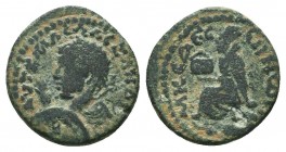 Caracalla (198-217) - AE Edessa - Mesopotamia 

Condition: Very Fine

Weight: 2.70 gr
Diameter: 16 mm