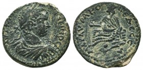 Caracalla (198-217) - AE Edessa - Mesopotamia 

Condition: Very Fine

Weight: 10.50 gr
Diameter: 24 mm
