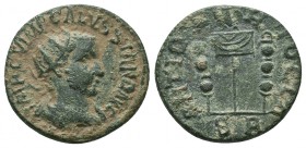 Volusian (251-253). Pisidia, Antiochia. Æ

Condition: Very Fine

Weight: 6.00 gr
Diameter: 22 mm