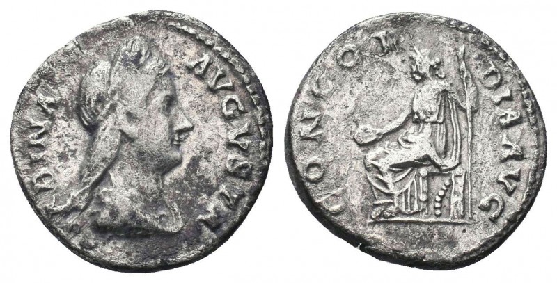 Sabina 117-137, Denarius, 

Condition: Very Fine

Weight: 2.90 gr
Diameter: 17 m...