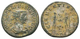 Probus (276-282 AD). AE Antoninianus

Condition: Very Fine

Weight: 3.40 gr
Diameter: 21 mm