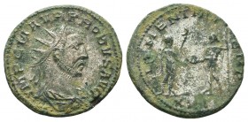 Probus (276-282 AD). AE Antoninianus

Condition: Very Fine

Weight: 3.90 gr
Diameter: 22 mm
