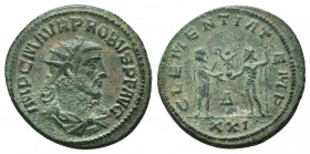Probus (276-282 AD). AE Antoninianus
Condition: Very Fine

Weight: 4.70 gr
Diameter: 22 mm