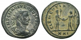 Probus (276-282 AD). AE Antoninianus

Condition: Very Fine

Weight: 3.40 gr
Diameter:22 mm