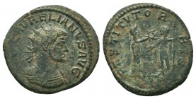 Aurelianus (270-275 AD). AE Antoninianus 

Condition: Very Fine

Weight: 3.10 gr
Diameter: 22 mm
