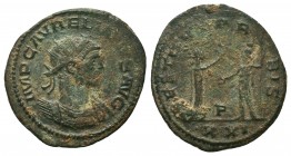 Aurelianus (270-275 AD). AE Antoninianus 
Condition: Very Fine

Weight: 4.20 gr
Diameter: 24 mm