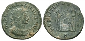 Aurelianus (270-275 AD). AE Antoninianus 

Condition: Very Fine

Weight: 3.80 gr
Diameter: 21 mm