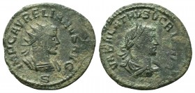 Aurelianus (270-275 AD). AE Antoninianus 

Condition: Very Fine

Weight: 2.50 gr
Diameter: 22mm