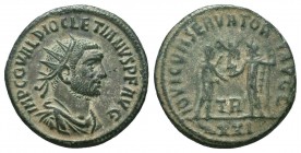 Diocletianus (284-305 AD). AE Antoninianus

Condition: Very Fine

Weight: 4.30 gr
Diameter: 22 mm