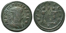 Tacitus (275-276 AD). AE silvered Antoninianus

Condition: Very Fine

Weight: 3.80 gr
Diameter: 22 mm