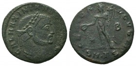 Maximinus II, as Caesar (305-308 AD). AE Follis 

Condition: Very Fine

Weight: 7.00 gr
Diameter: 25 mm