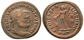 Maximianus (286-305). Æ Follis

Condition: Very Fine

Weight: 10.90 gr
Diameter: 27 mm