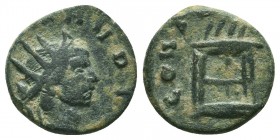 Claudius II Gothicus (268-270 AD). Contemporary imitation of an AE antoninianus

Condition: Very Fine

Weight: 1.80 gr
Diameter: 14 mm
