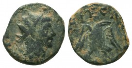 Claudius II Gothicus (268-270 AD). Contemporary imitation of an AE antoninianus

Condition: Very Fine

Weight: 1.70 gr
Diameter: 13 mm