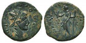 Claudius II Gothicus (268-270 AD). Contemporary imitation of an AE antoninianus

Condition: Very Fine

Weight: 2.00 gr
Diameter: 15 mm