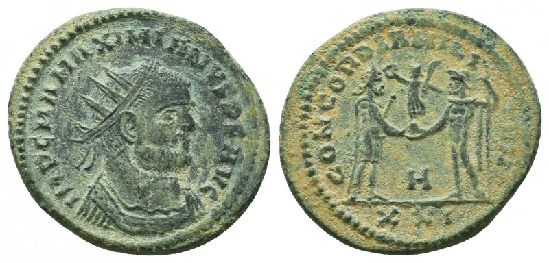 Maximianus Herculius (286-305 AD). Silvered AE Antoninianus

Condition: Very Fin...