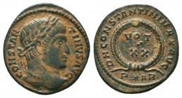 Constantinus I (306-337 AD). AE Follis 

Condition: Very Fine

Weight: 3.00 gr
Diameter: 18 mm