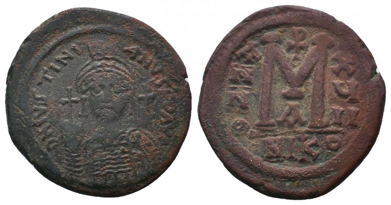 Justinian I,527-565 AD, AE Follis. Nicomedia mint.

Condition: Very Fine

Weight...