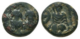 Justin I, 518-527 AD, AE Pentanummium, Antioch mint.

Condition: Very Fine

Weight: 2.30 gr
Diameter: 12 mm