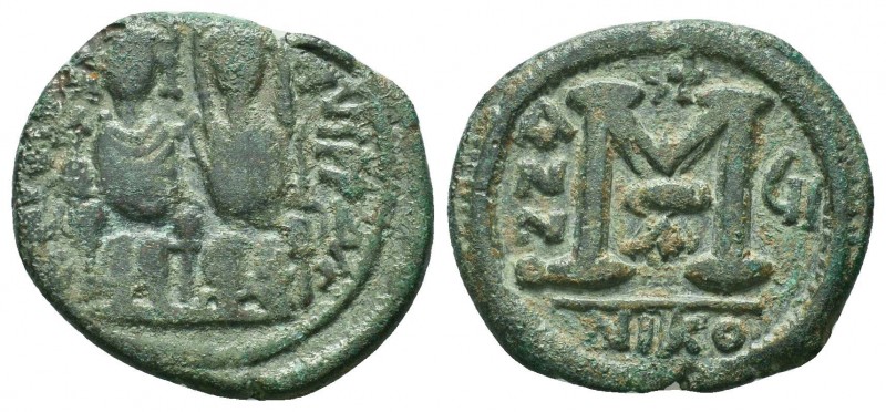 Justin II and Sophia, AE Follis.565-578 AD, 

Condition: Very Fine


Weight: 13....