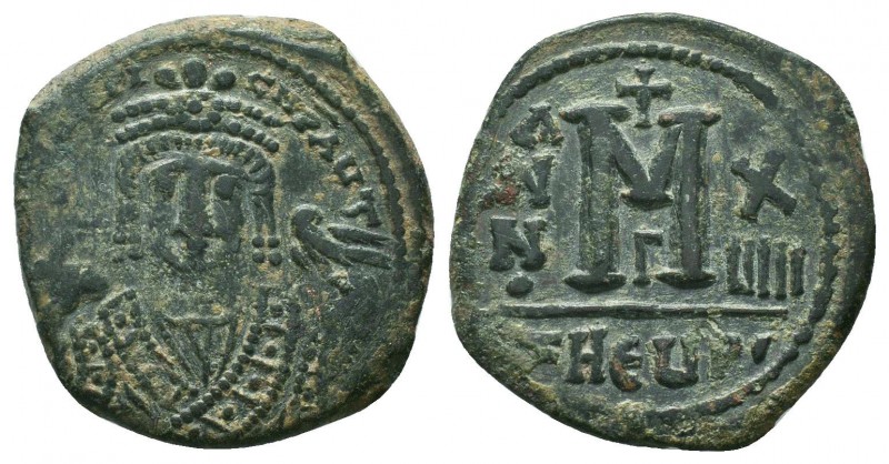 Maurice Tiberius, 582-602 AD, AE Follis, 

Condition: Very Fine

Weight: 11.40 g...