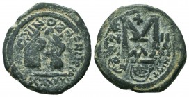 Heraclius. 610-641. AE follis Overstrike,

Condition: Very Fine

Weight: 11.70 gr
Diameter: 31 mm