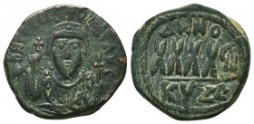 Phocas (602-610 AD). AE 

Condition: Very Fine

Weight: 13.10 gr
Diameter: 29 mm