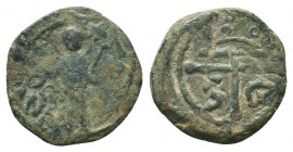 Crusaders, Principality of Antioch. Tancred.AD 1101-1112,AE Follis.

Condition: Very Fine

Weight: 3.60 gr
Diameter: 21 mm