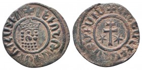 Armenia - Cilician - Levon I (1196-1219) - AE Tank.

Condition: Very Fine

Weight: 7.20 gr
Diameter: 30 mm