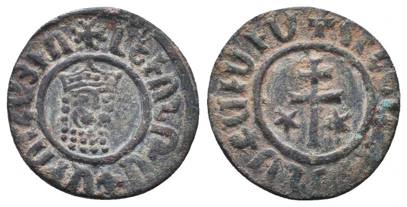 Armenia - Cilician - Levon I (1196-1219) - AE Tank.

Condition: Very Fine

Weigh...