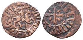 Armenia - Cilician - Levon I (1196-1219) - AE Tank.

Condition: Very Fine

Weight: 4.50 gr
Diameter: 23 mm